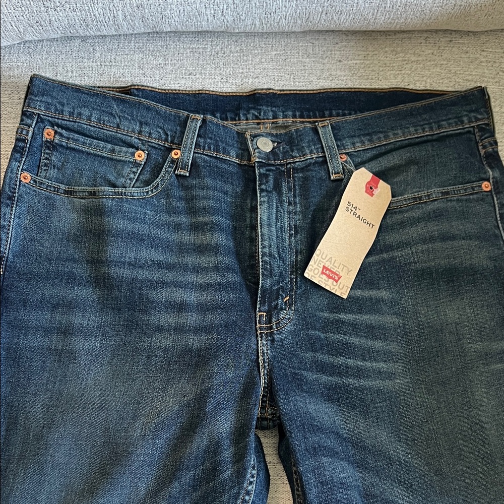 Levi's 514 Straight Jeans - Dark Blue Wash